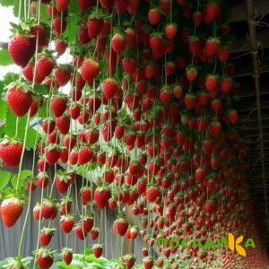 Клубника ампельная Анастасия купить по цене от 370р. в интернет-магазине «Посадика» с доставкой почтой в в Заволжске и по всей России – [изображение №1].